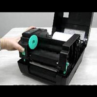 TSC TA200條碼打印機(jī)安裝紙張視頻