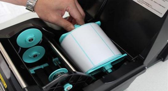 條碼打印機(jī)標(biāo)簽紙怎么安裝